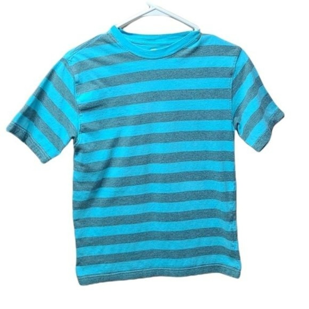 Faded Glory boys blue short sleeve shirt large